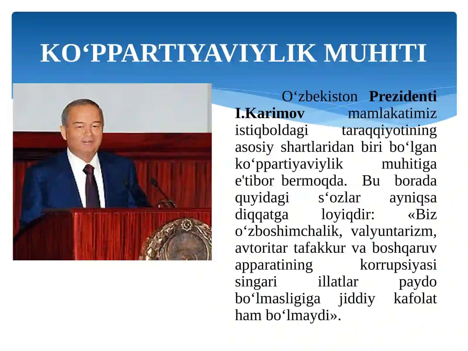 O‘ZBEKISTONDA SIYOSIY PARTIYALARNING HUQUQIY ASOSLARI 4