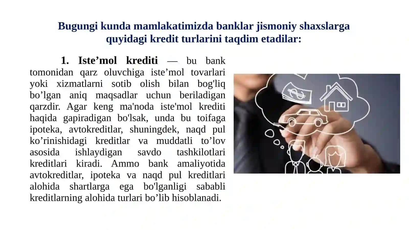 Bank kreditlari va ularning klassifikatsiyalanishi 4