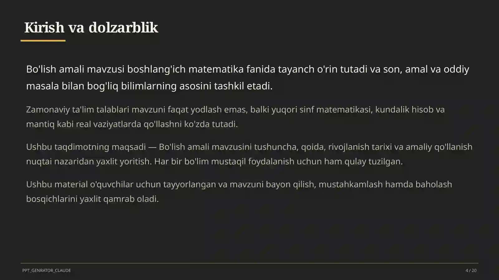 Bo'lish amali (2-sinf) 4