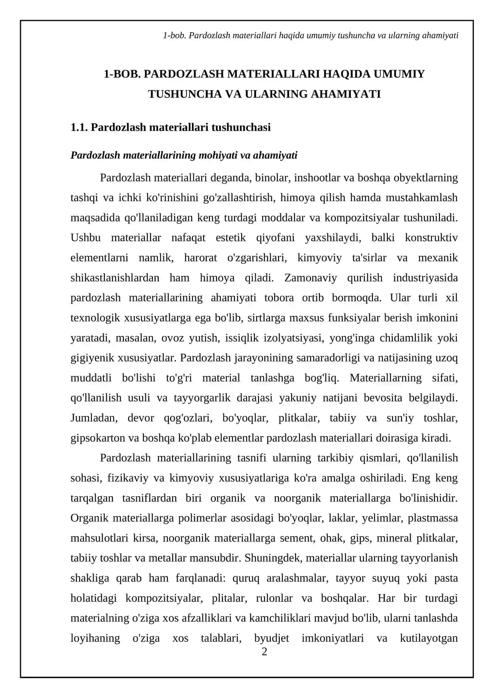 Pardozlash materiallarining turlari va tarkibiy qismlari 4