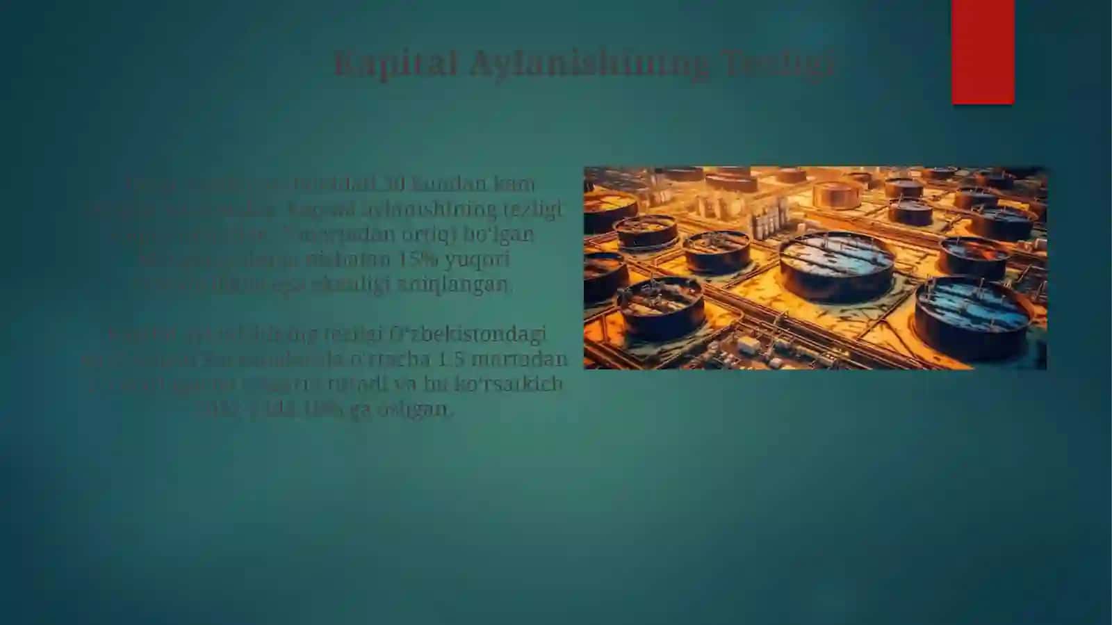 Asosiy kapital aylanmasining mohiyati, tarkibi va samaradorligi 4