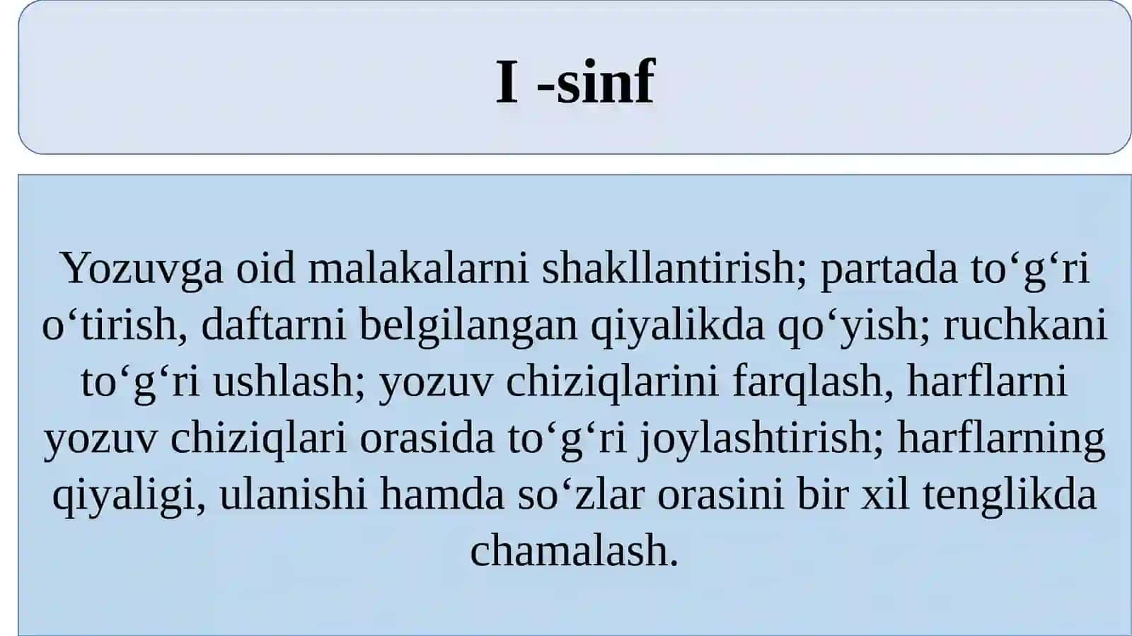 Savodo’rgatish davrida o‘quvchilarning chirovilik va bexatoy yozish texnologiyasi 4