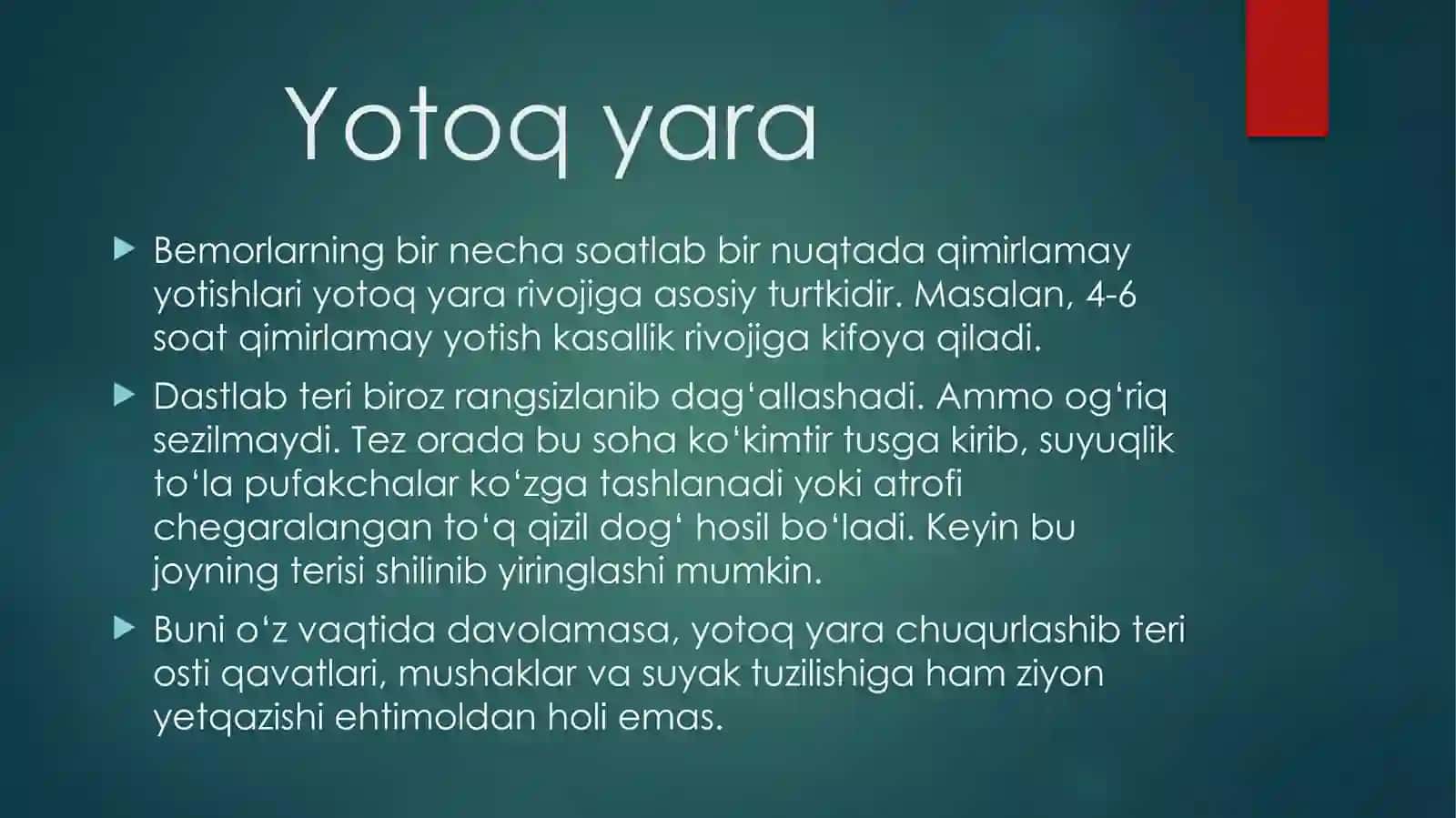 Yotoq yara 4