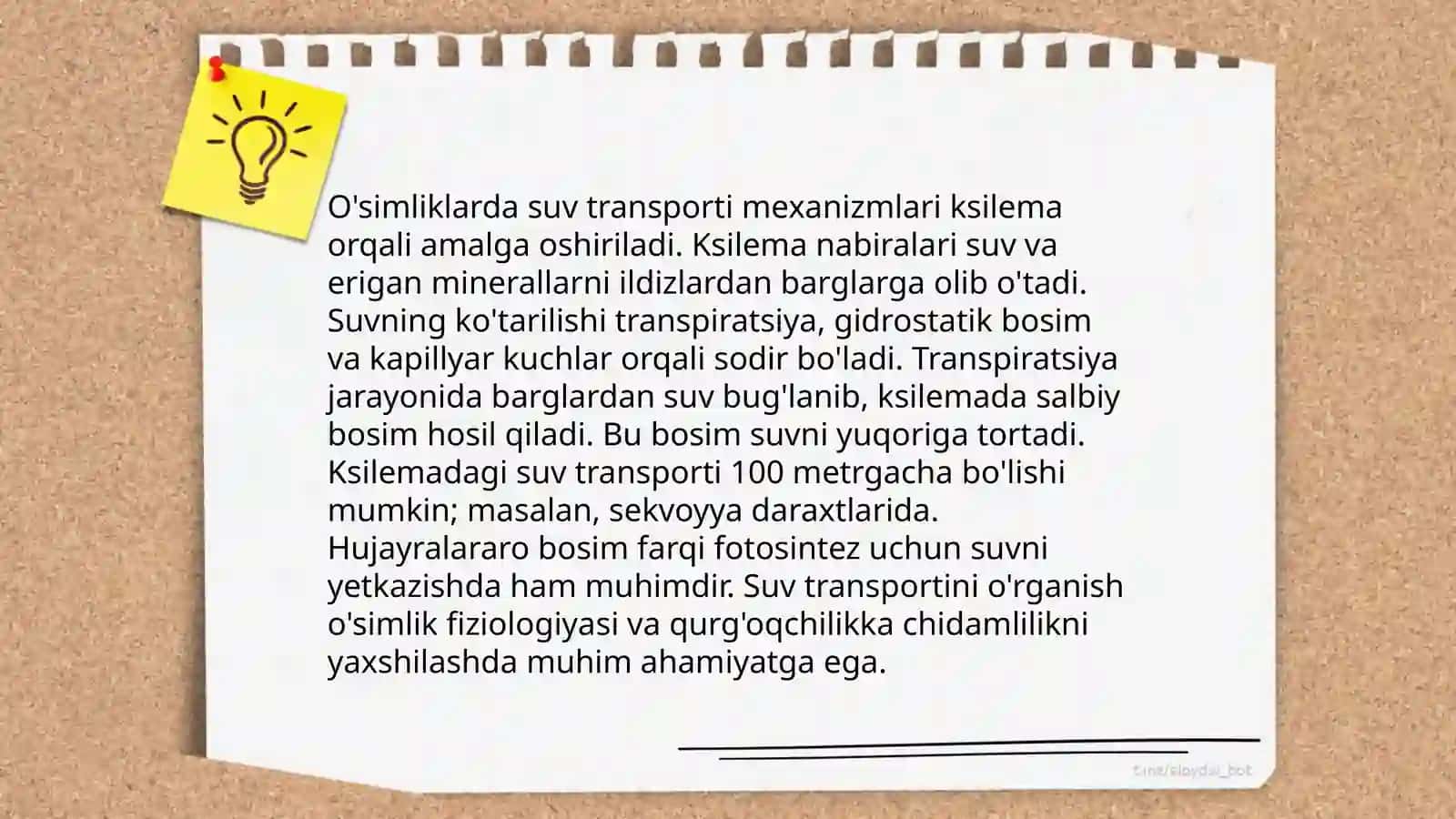O'simliklar fiziologiyasiga hissa qo'shgan o'zbek olimlarini olib borgan ilmiy tadqiqot ishlari 4