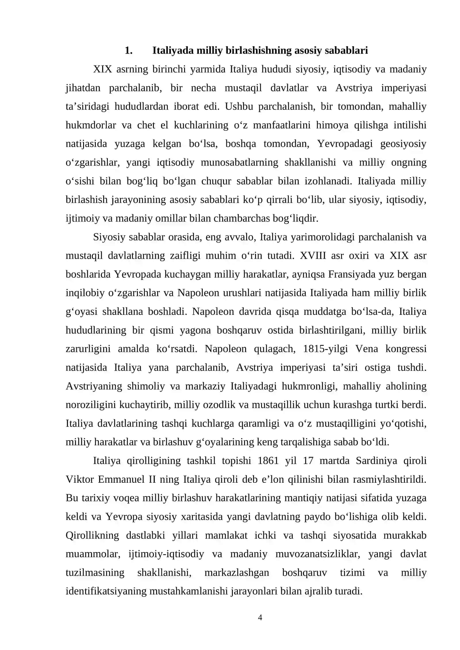 Italiyaning milliy birlashishi 4