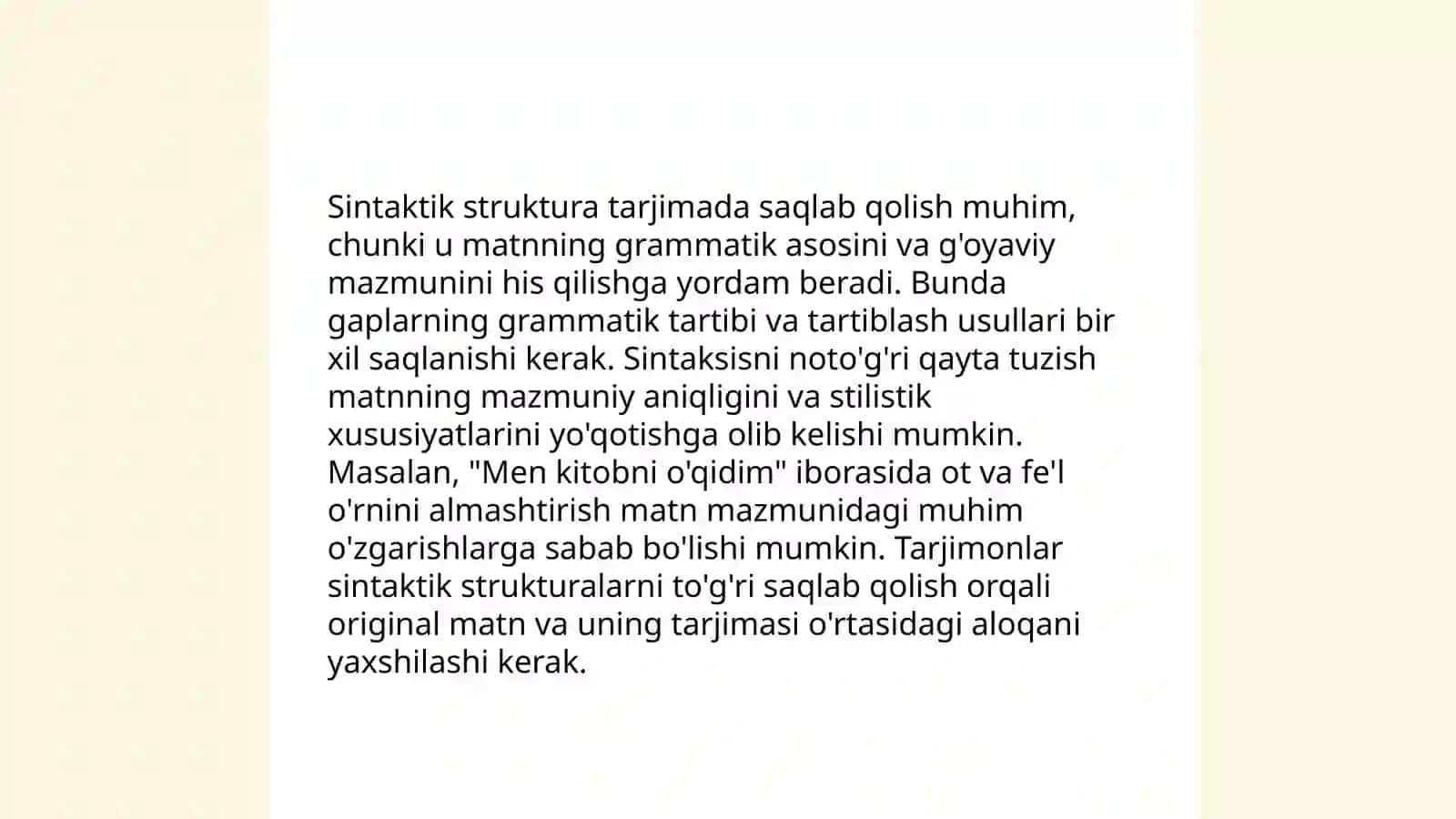 Mashina tarjimasining lingvistik muammolari 4