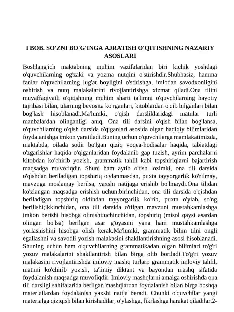 1-sinf o'quvchilariga so'zni bo'g'inga ajratish qoidalari haqida tushuncha berish 4