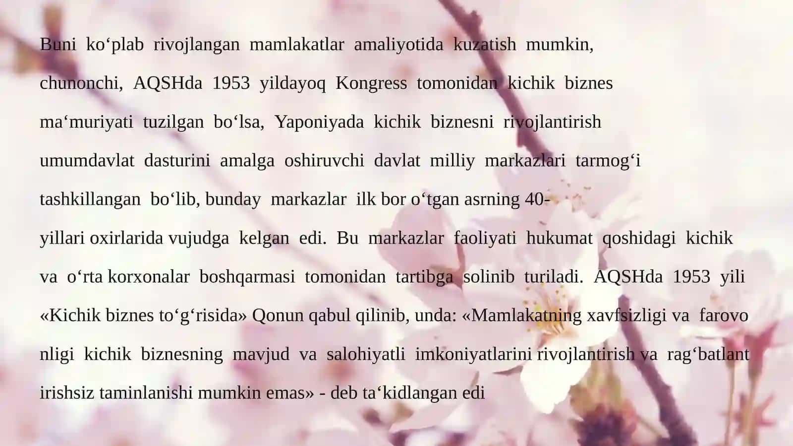 Tadbirkorlikni rivojlantirishning xorijiy tajribalari 4