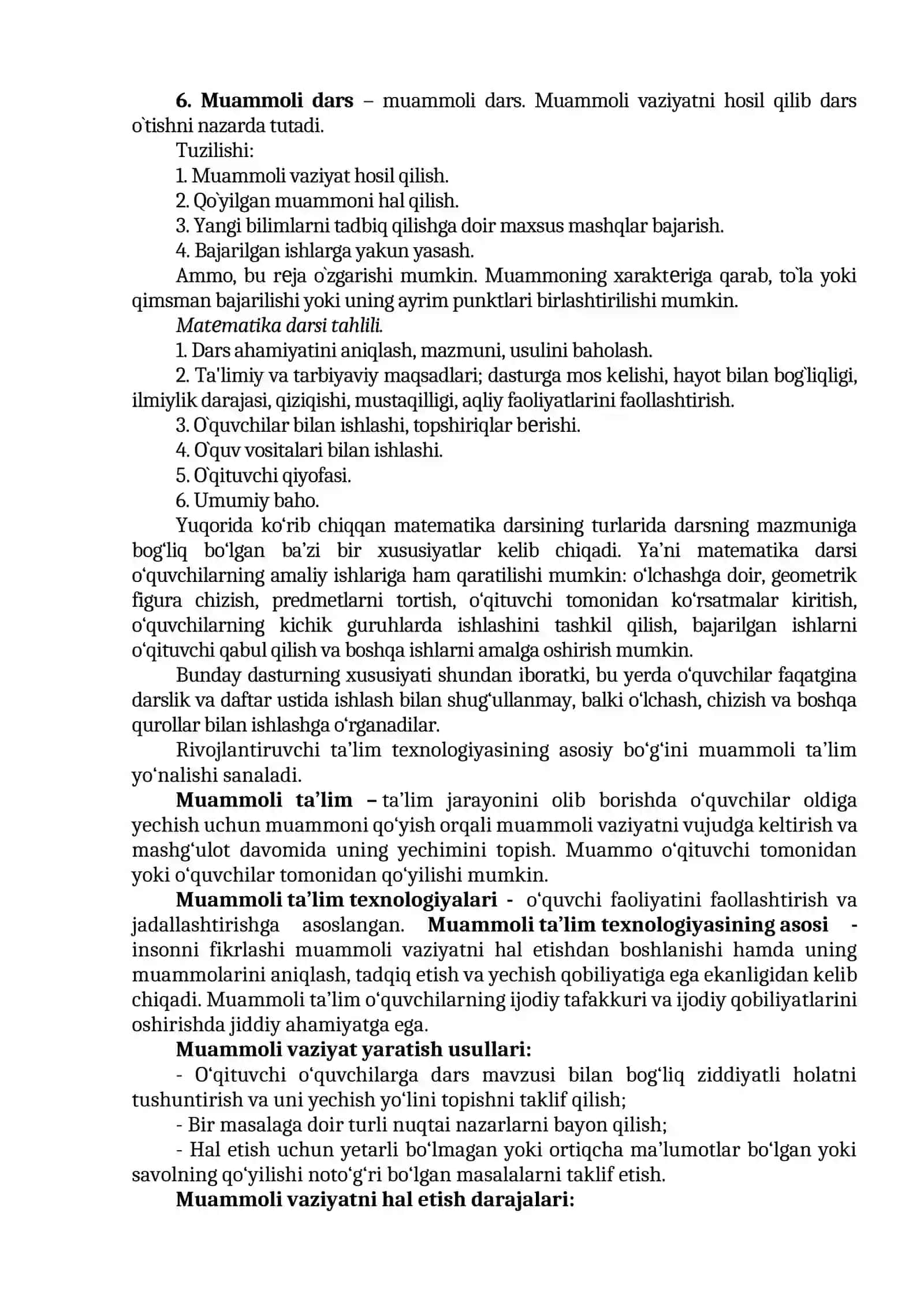 BOSHLANG‘ICH SINFDA MATEMATIKA O‘QITISHNI TASHKIL QILISH SHAKLLARI 4