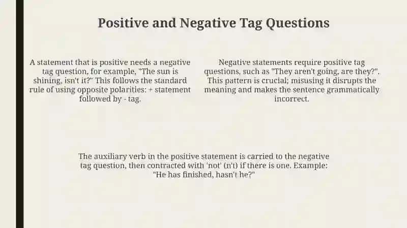 Tag Questions 4