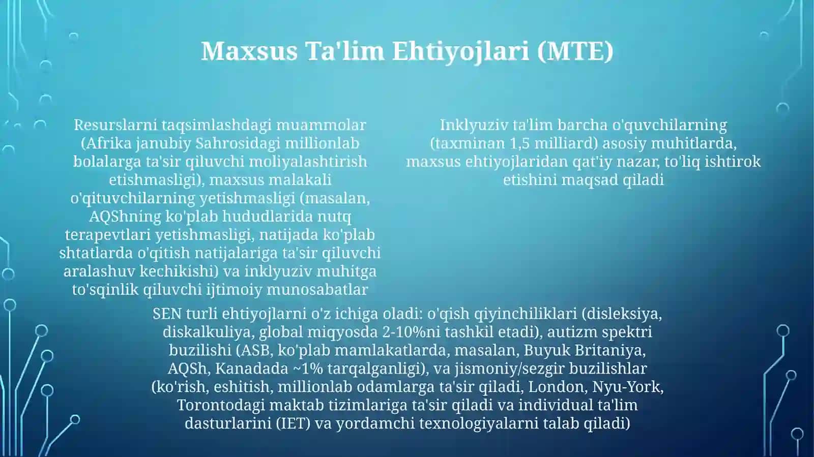 Chetelda alohida yordamga muhtoj bolalarni inkluziv ta'limi 4