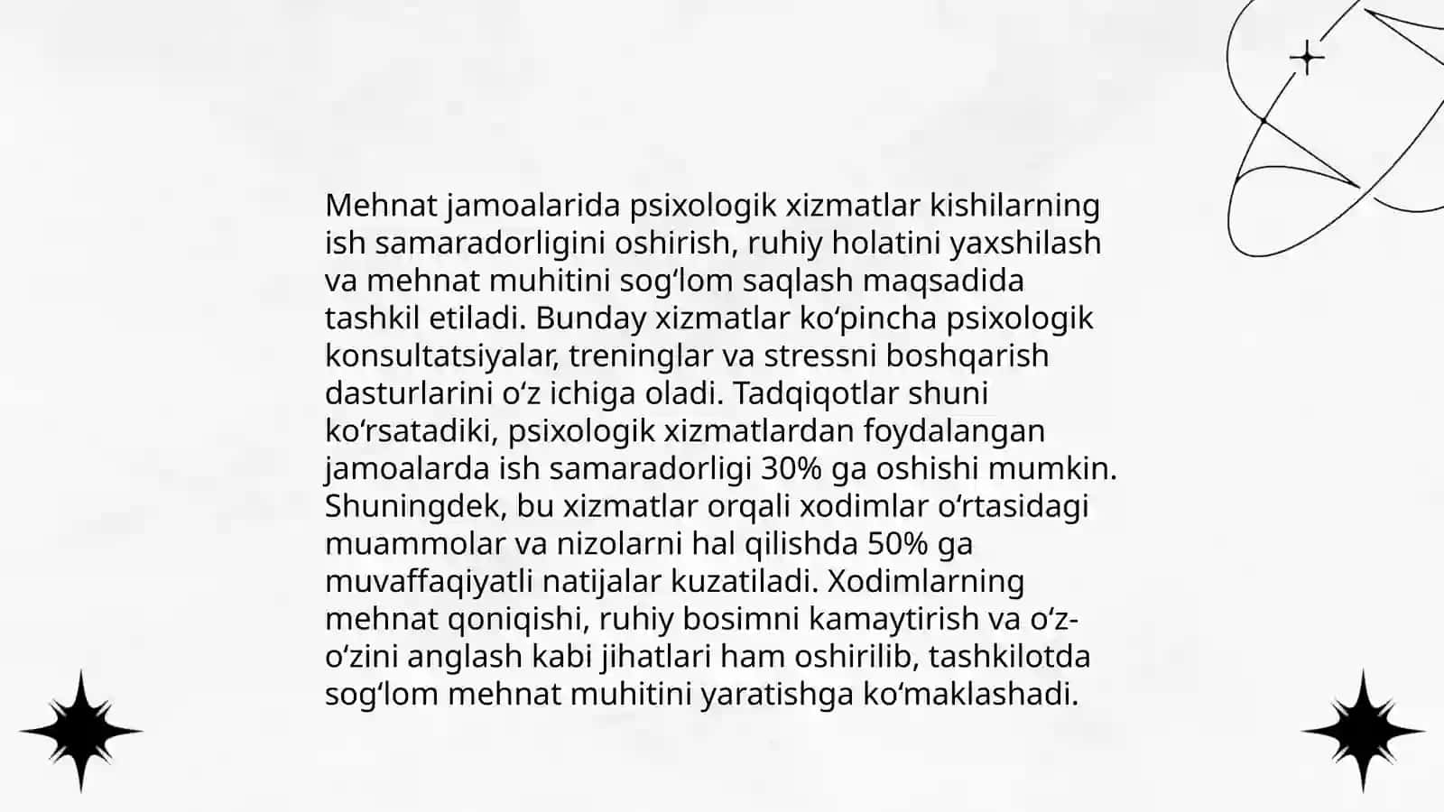 Mehnat jamoalarida psixologik xizmat amaliyotlari 4