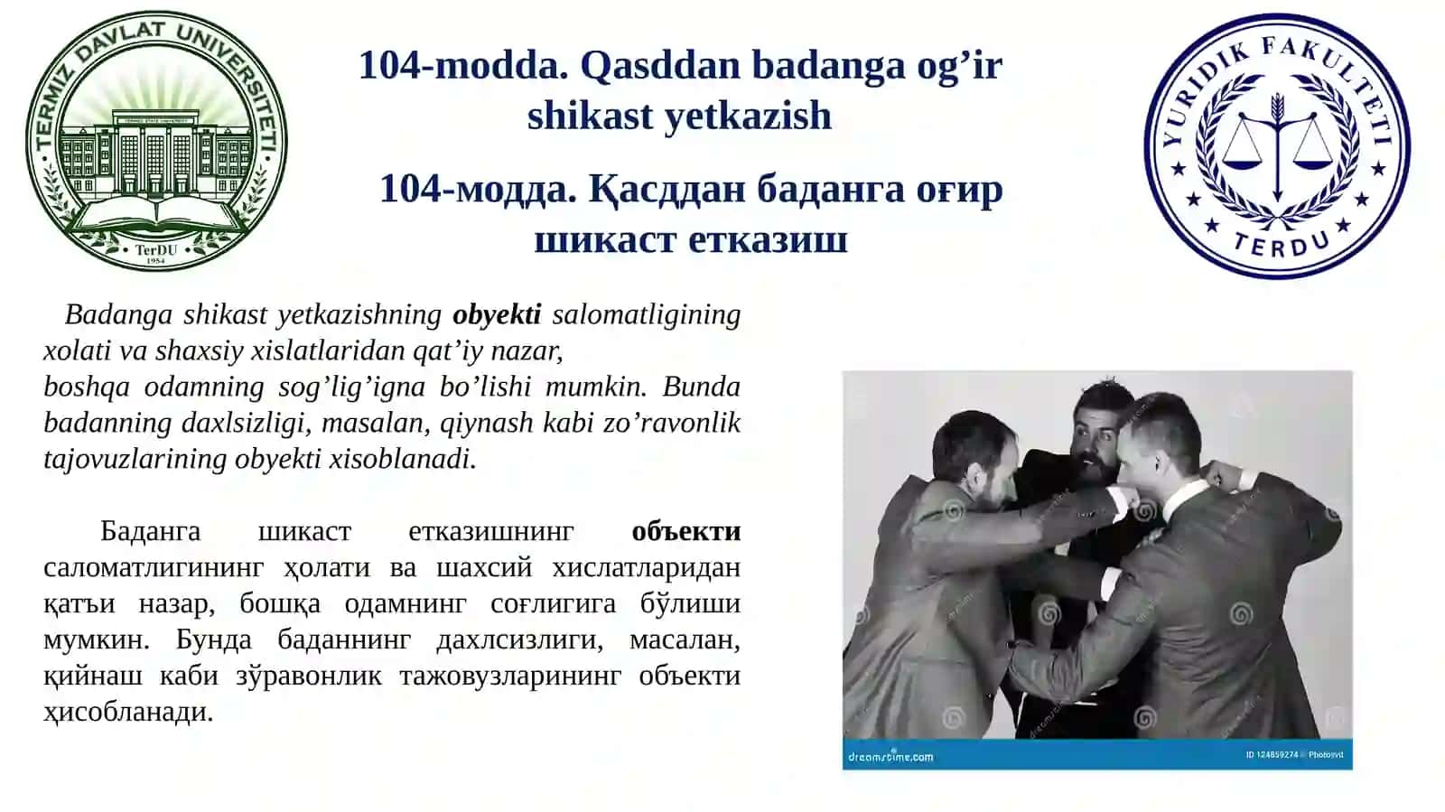 Sog'liqqa qarshi jinoyatlar 4