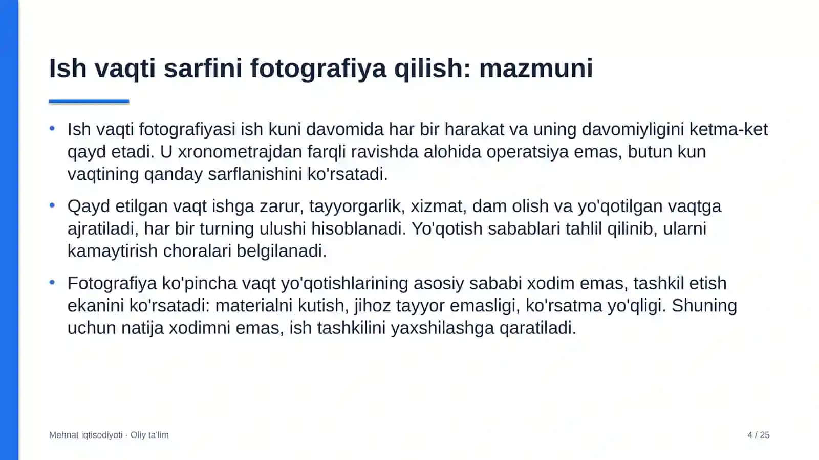 Kitob do'konlarida ish vaqti sarfini fotografiya qilish 4