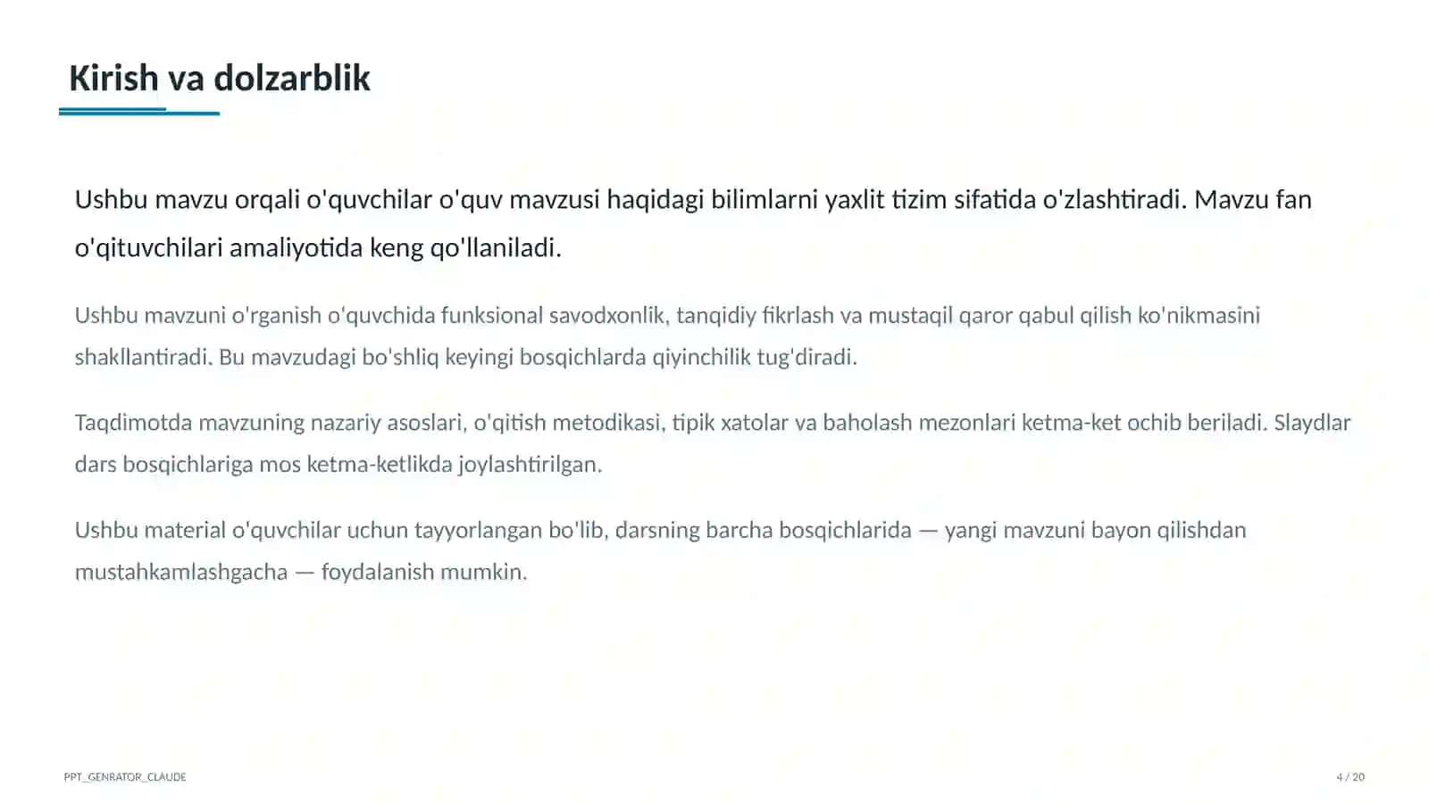 PISA 2025 natijalari: O'zbekiston maktablari uchun xulosalar va keyingi qadamlar (2026) 4