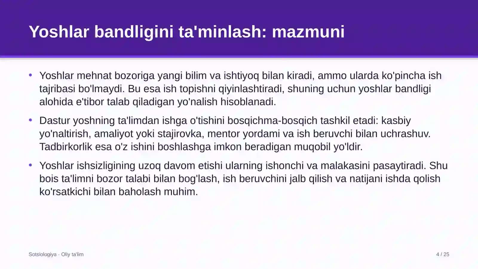 tuman gazetalarida yoshlar bandligini ta'minlash 2821 4
