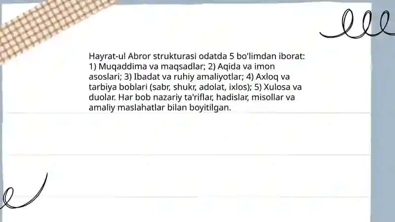 Hayrat - ul abror 4