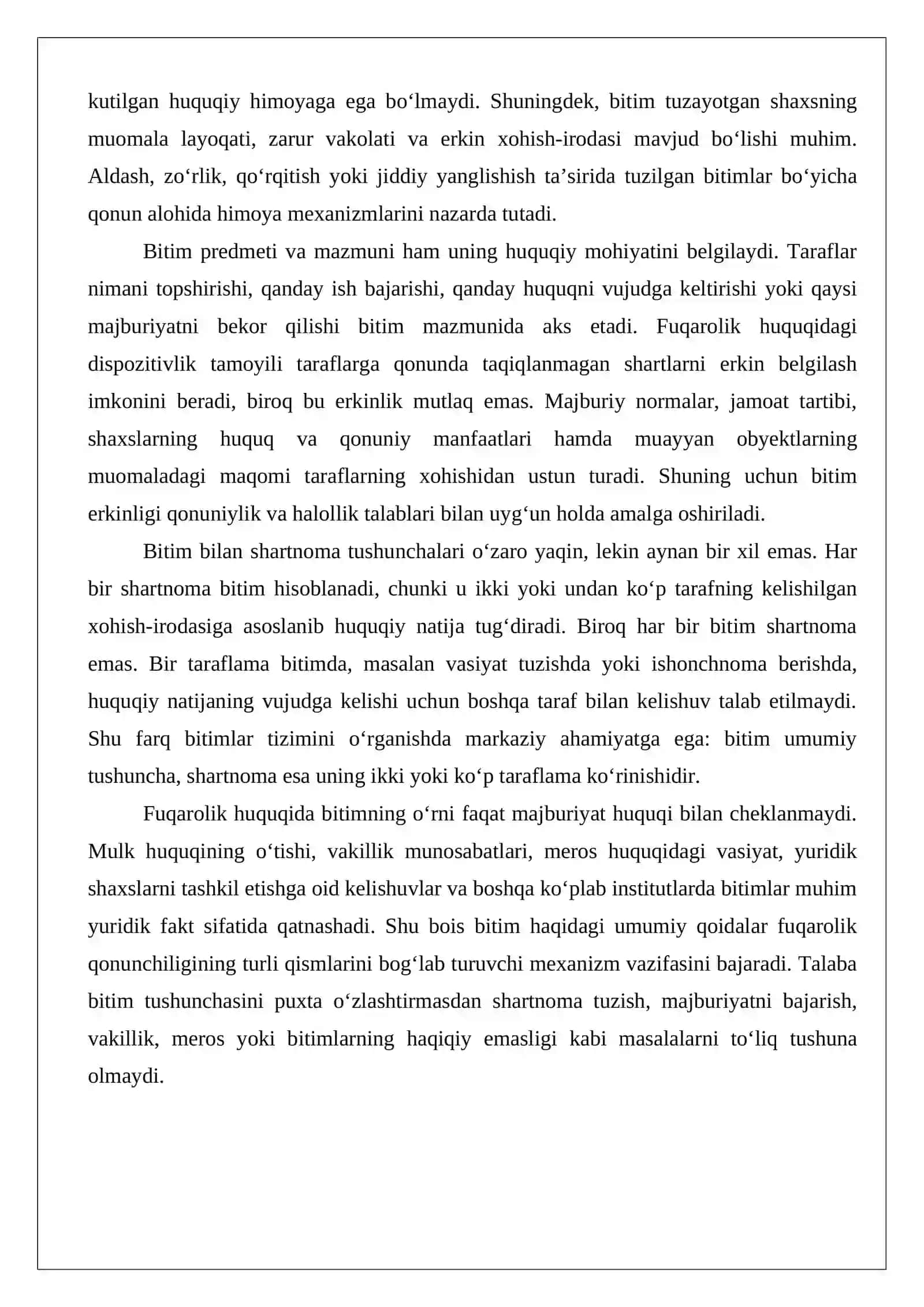 Bitim turlari 4