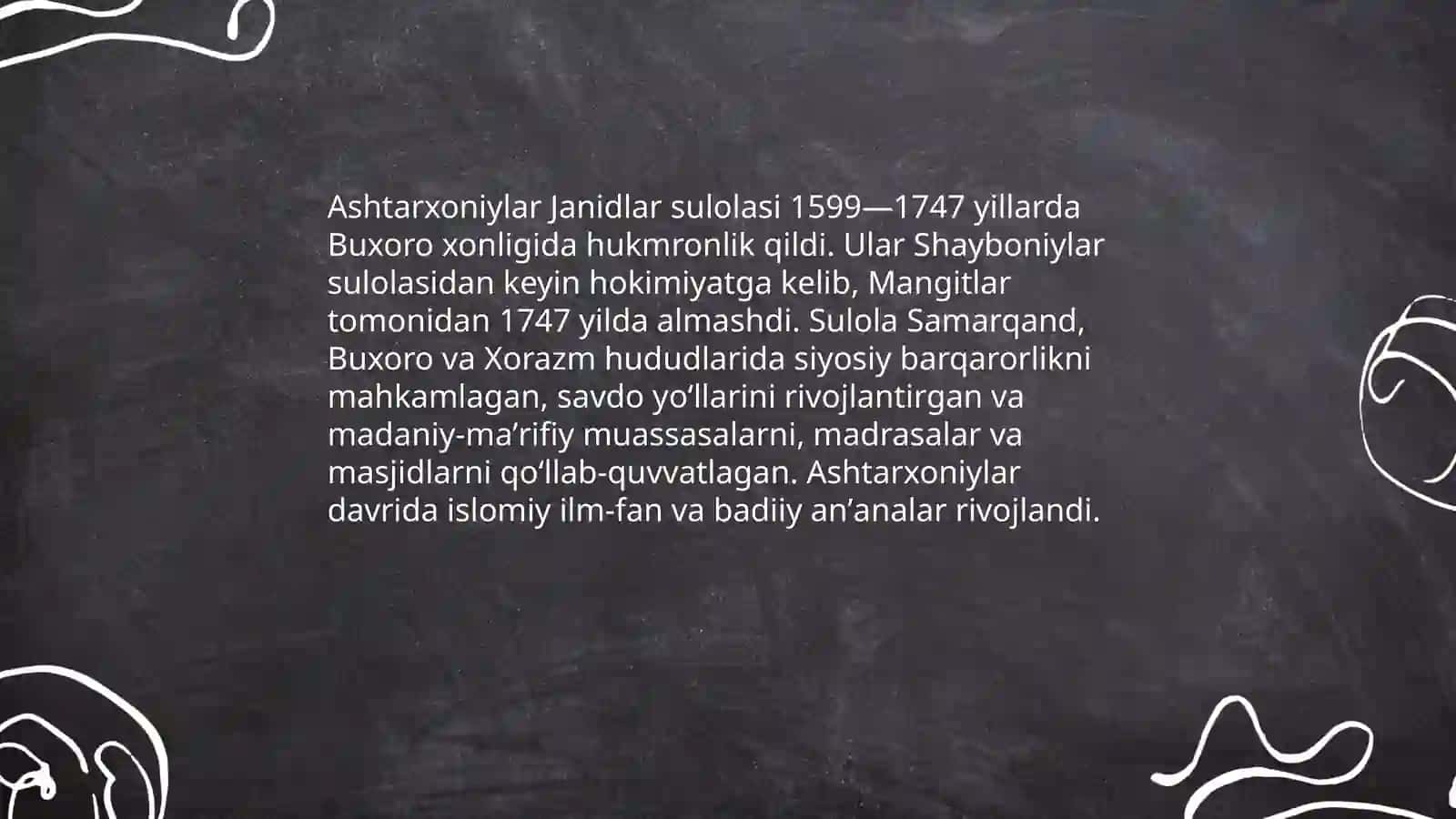 Ashtarxoniylar davlati 4