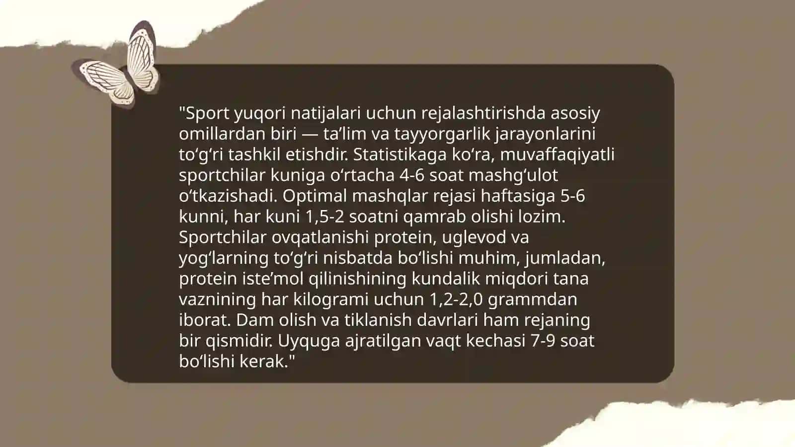 Sportchini tayyorlash tizimi 4