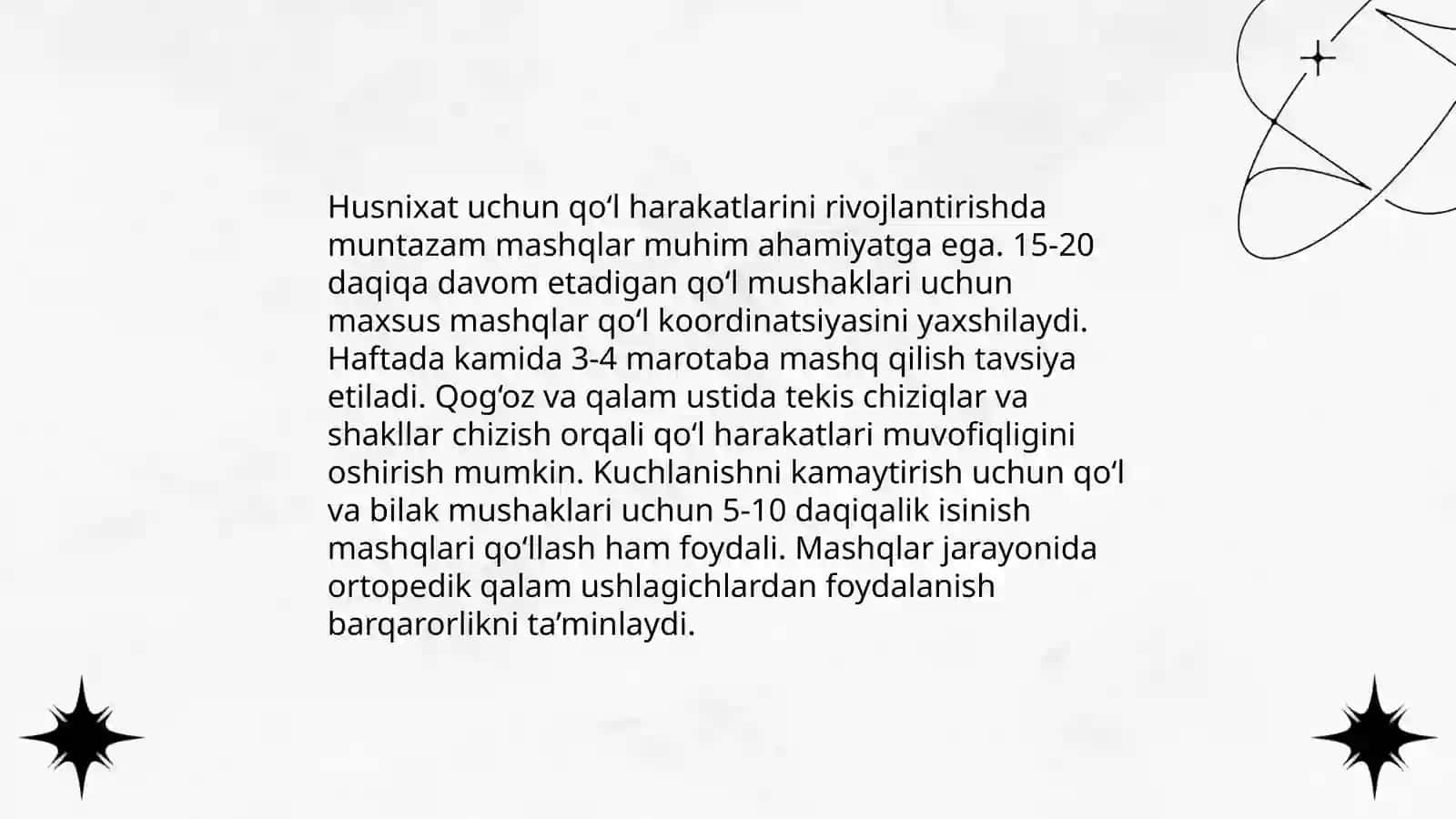 Boshlang'ich sinflarda husnixatni shakillantirish 4
