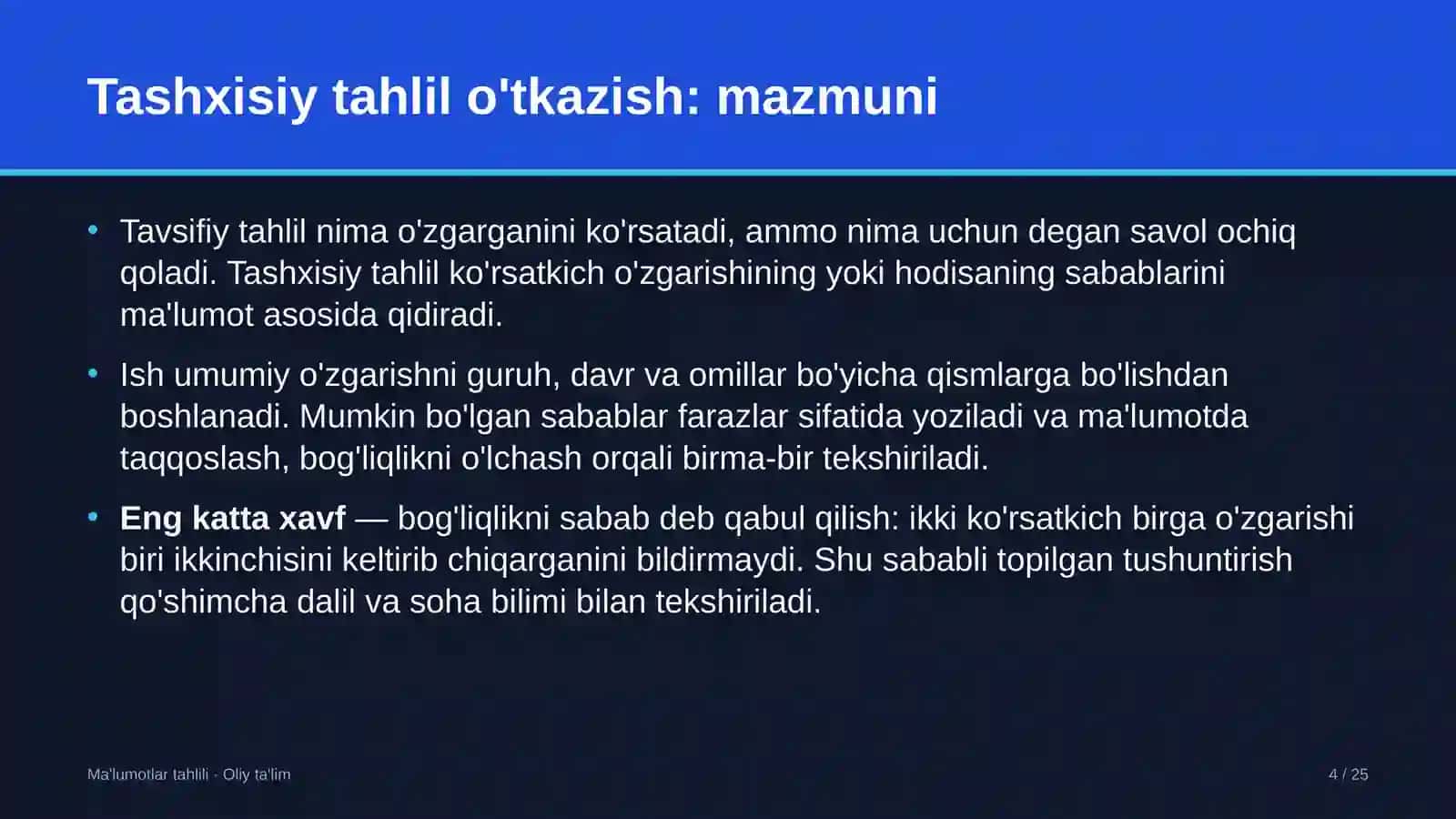 oziq ovqat do'konlarida tashxisiy tahlil o'tkazish 5115 4