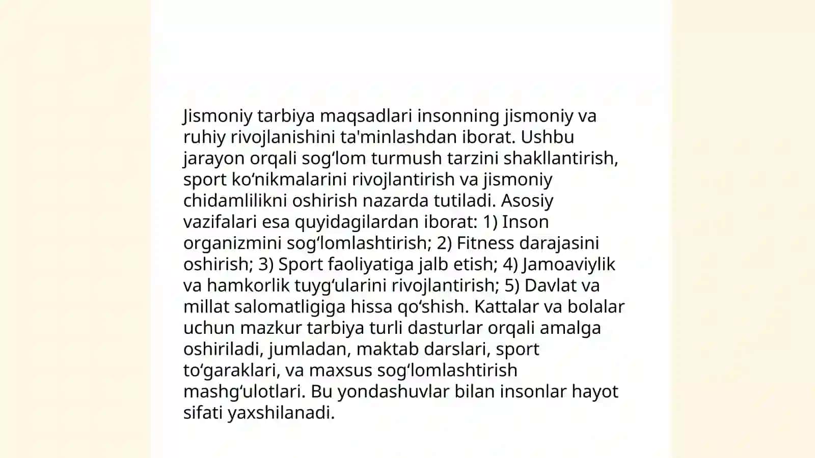 Jismoniy madaniyat nazariyasi va metodikasi fanining mohiyati 4