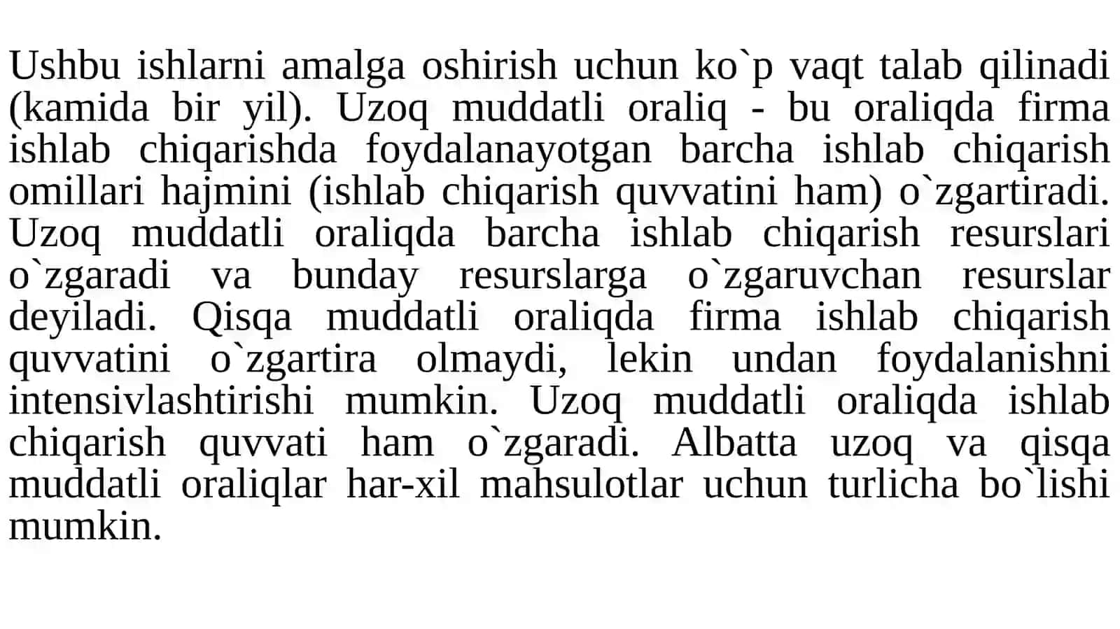 ISHLAB CHIQARISH HARAJATLARI 4