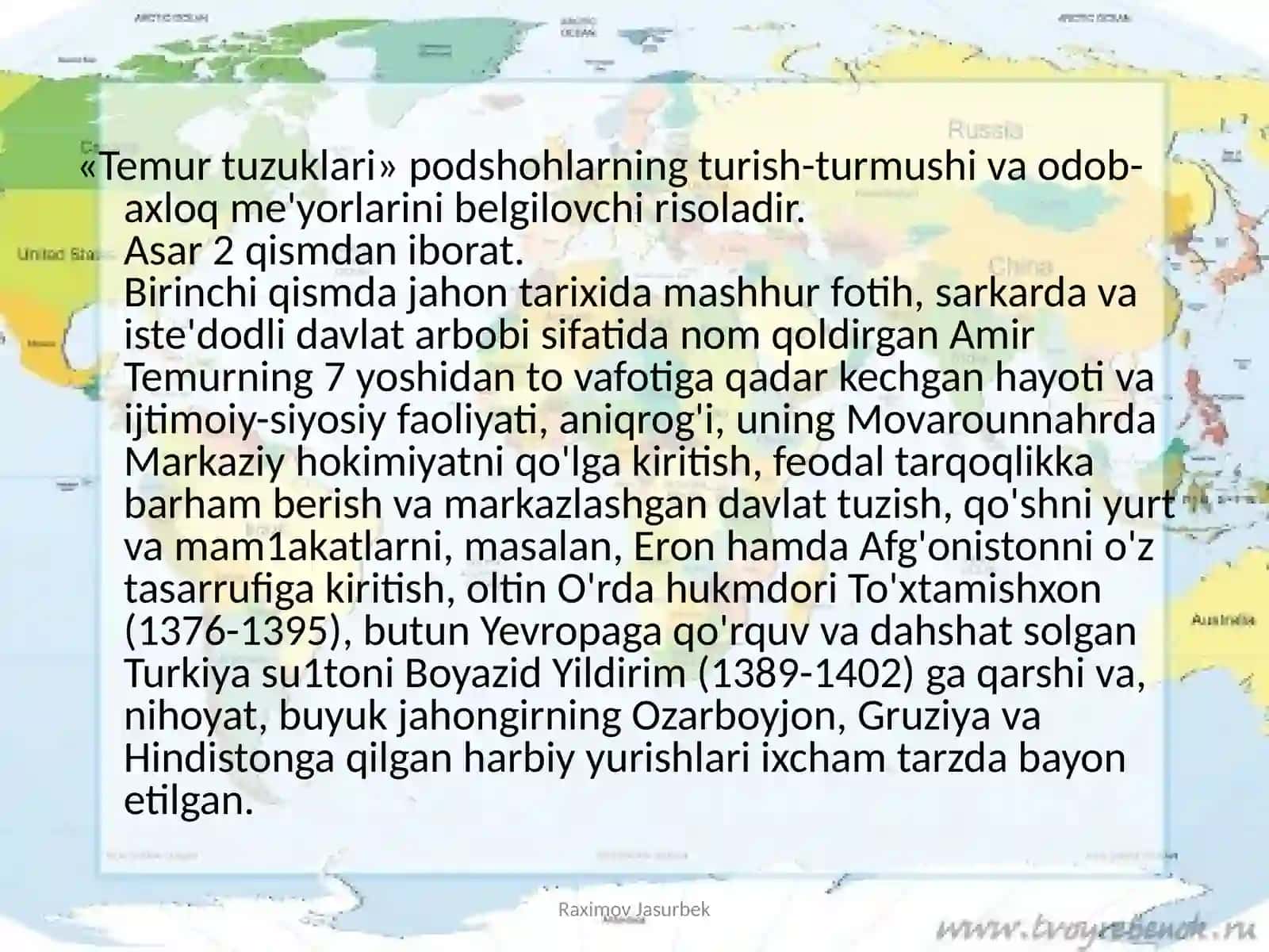 Temurtuzuklari 4