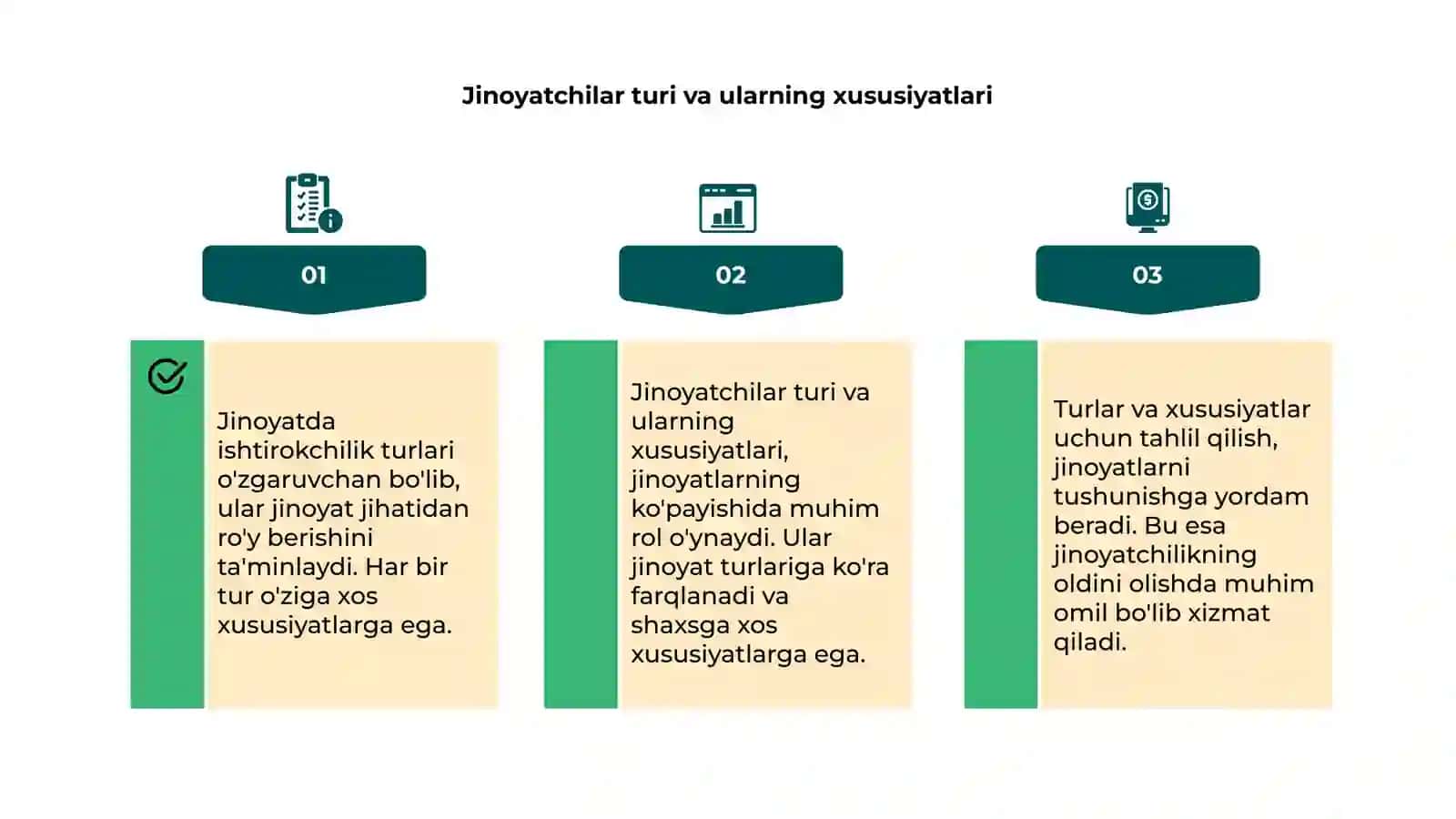 Jinoyatda ishtirokchilik turlari 4