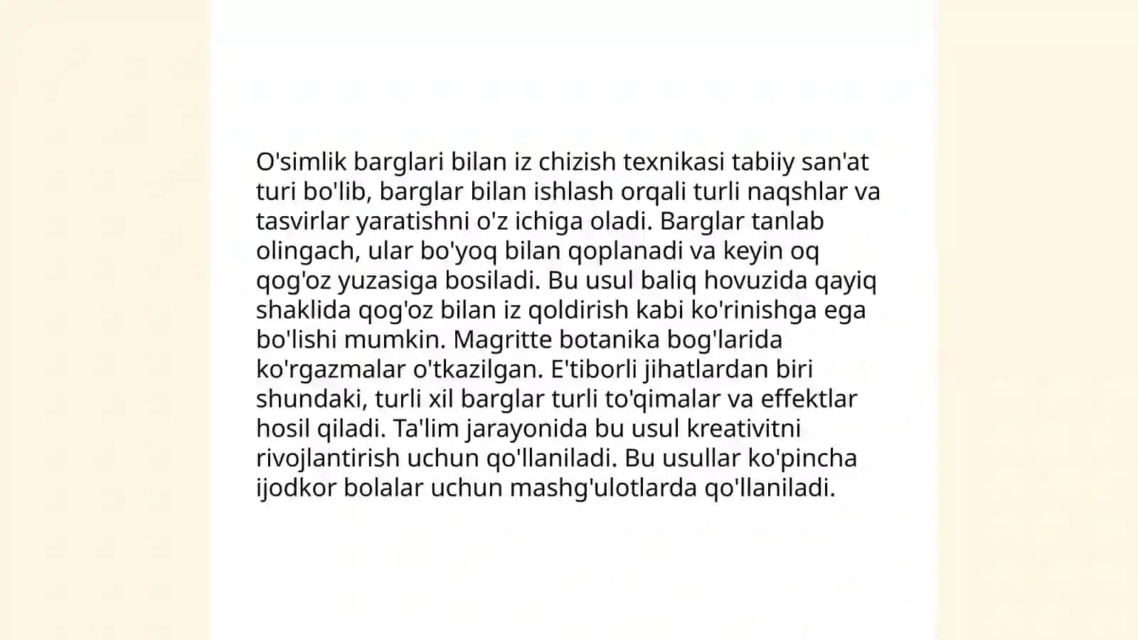 Maktabgacha yoshdagi bolalarni noan’anaviy rasmlar chizishga o'rgatish 4