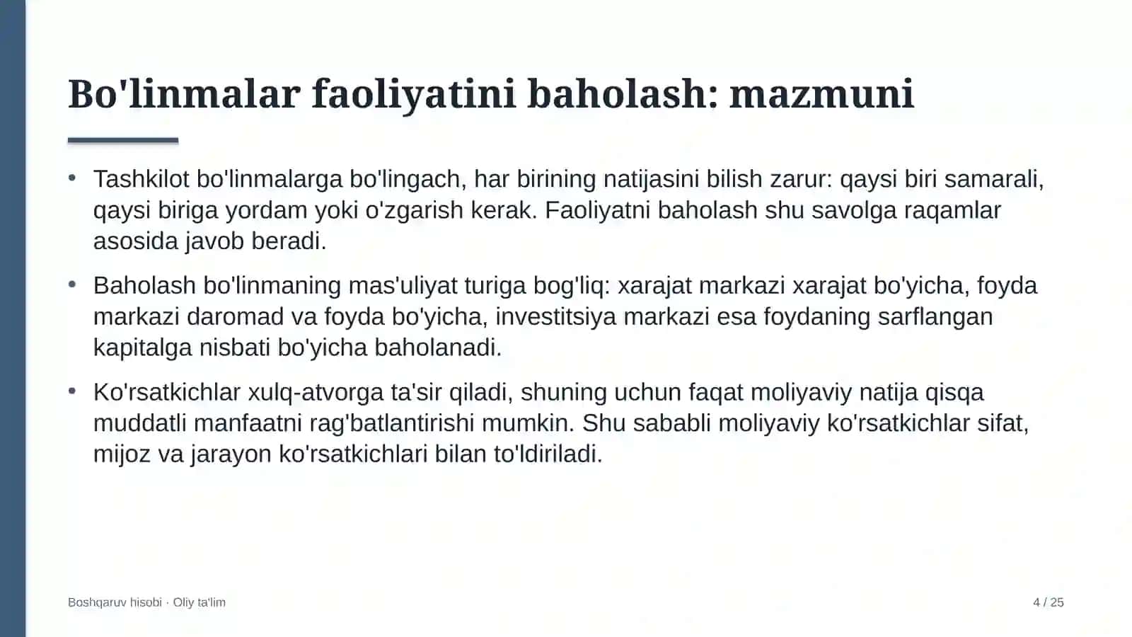raqamli banklarda bo'linmalar faoliyatini baholash 9295 4
