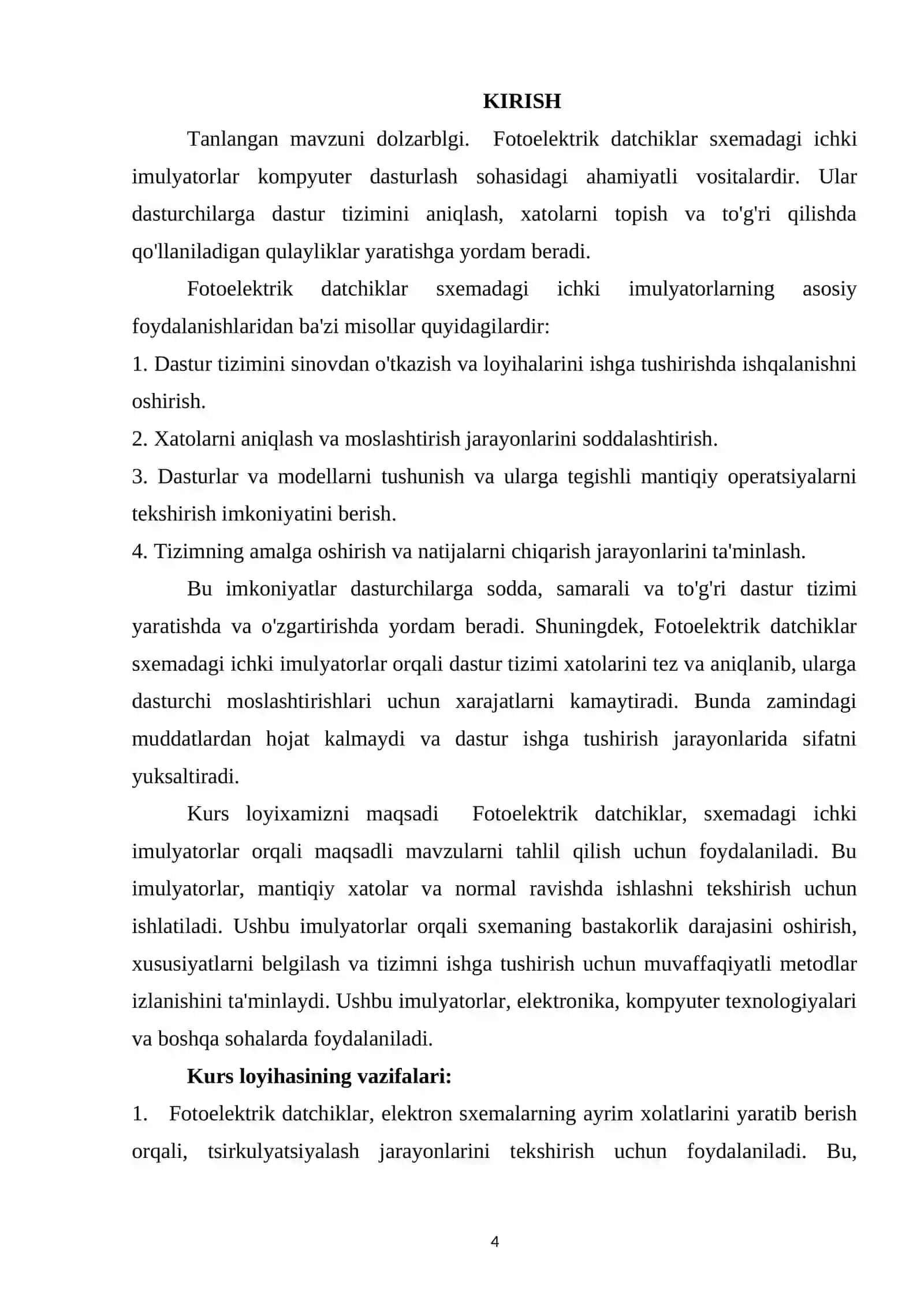 Fotoelektrik datchiklar qo'llanilishi 4