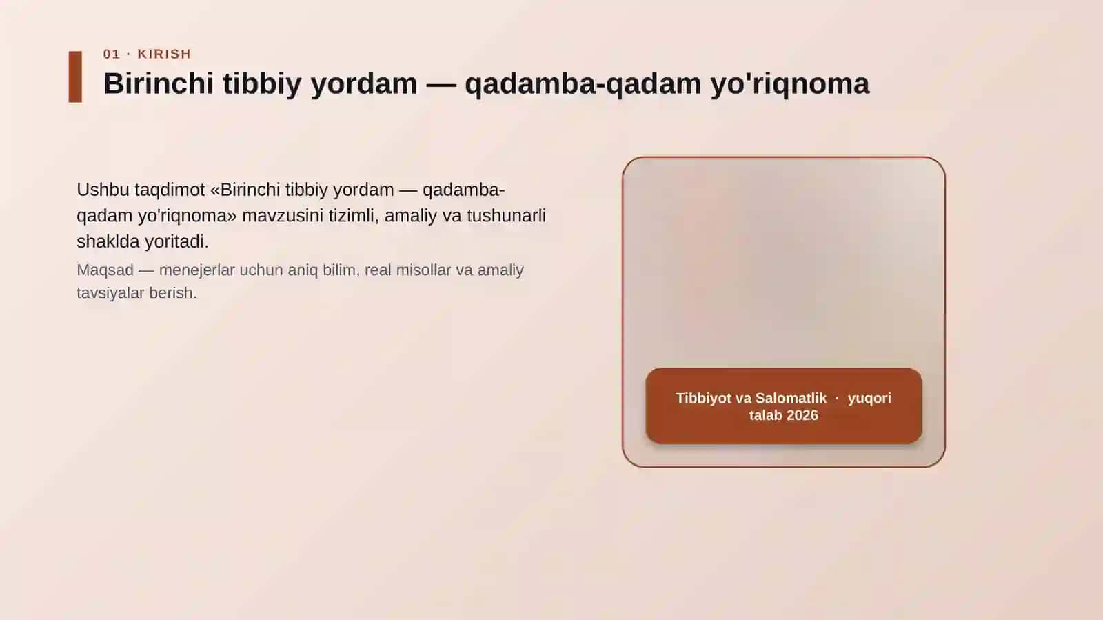Birinchi tibbiy yordam — qadamba-qadam yo'riqnoma 4