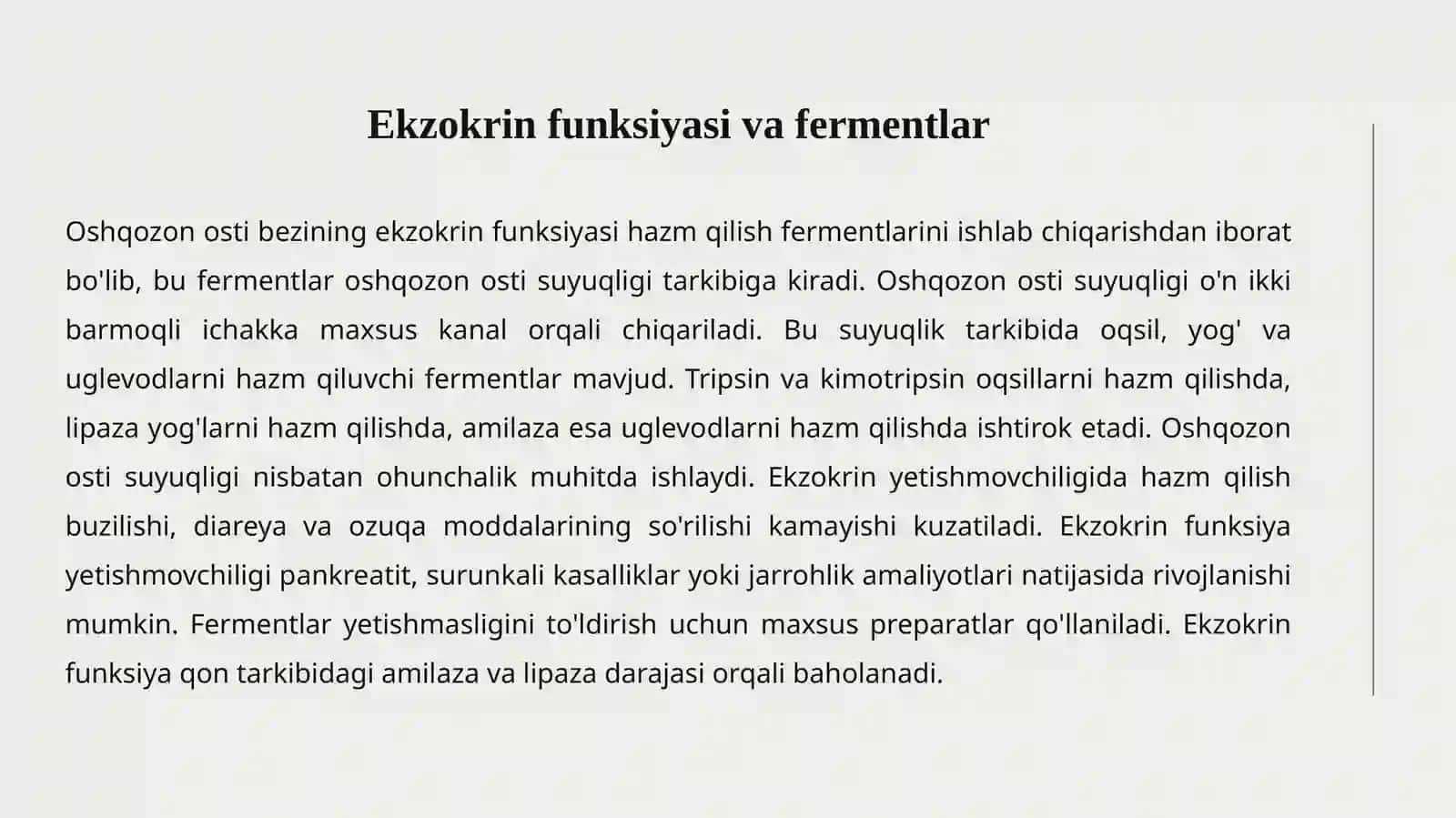 OSHQOZON OSTI BEZI 4