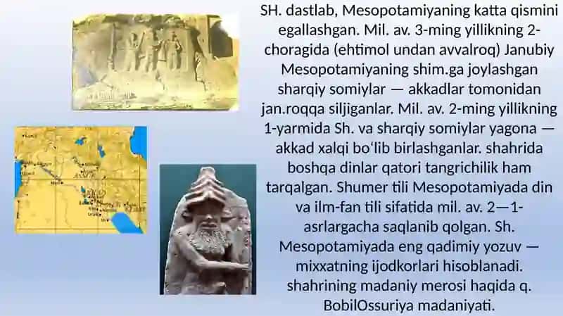 SHUMER MADANIYATI 4