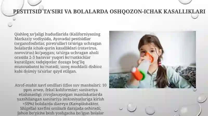Ekologik enteropatiya va uning sababchilari 4