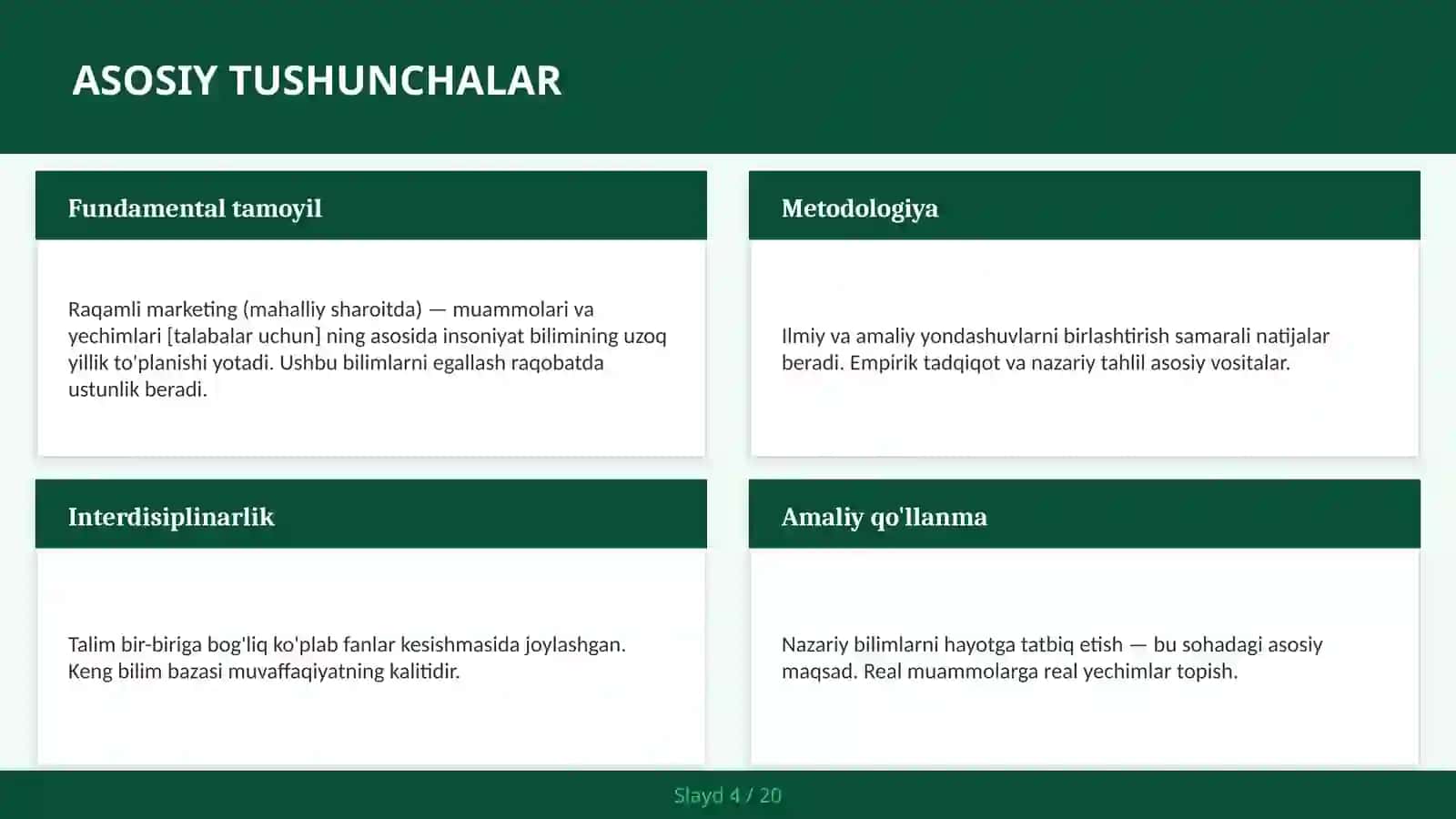 Raqamli marketing (mahalliy sharoitda) — muammolari va yechimlari [talabalar uchun] 4