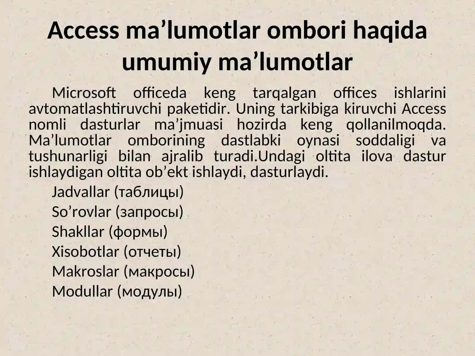 Kutubxona kitoblari ma'lumotlar omborini yaratish 4