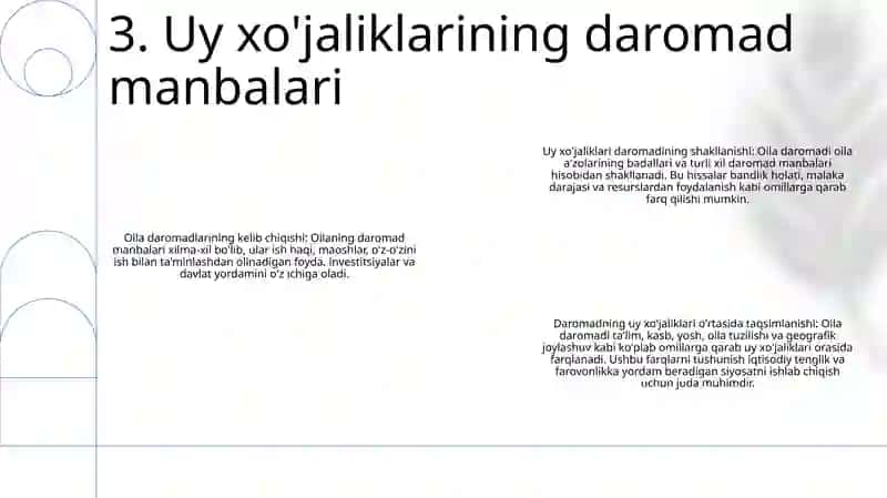 Uy Xo'Jaliklari Moliyasi,Ularning Shakllanishi Va Taqsimlanishi 4