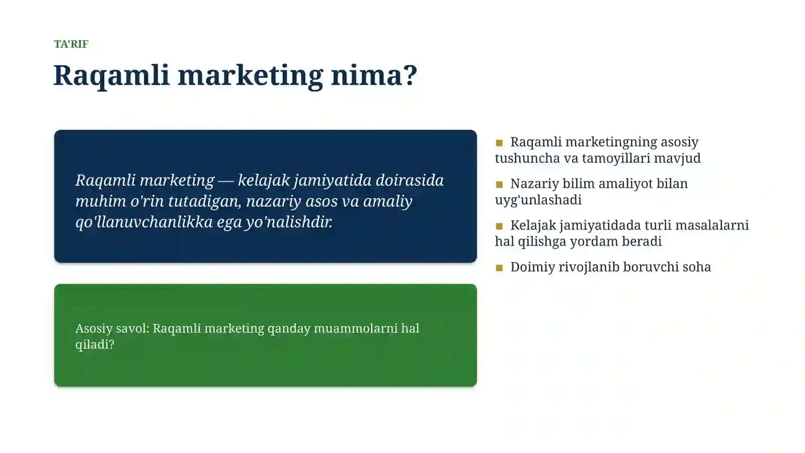 KELAJAK JAMIYATIDA 4