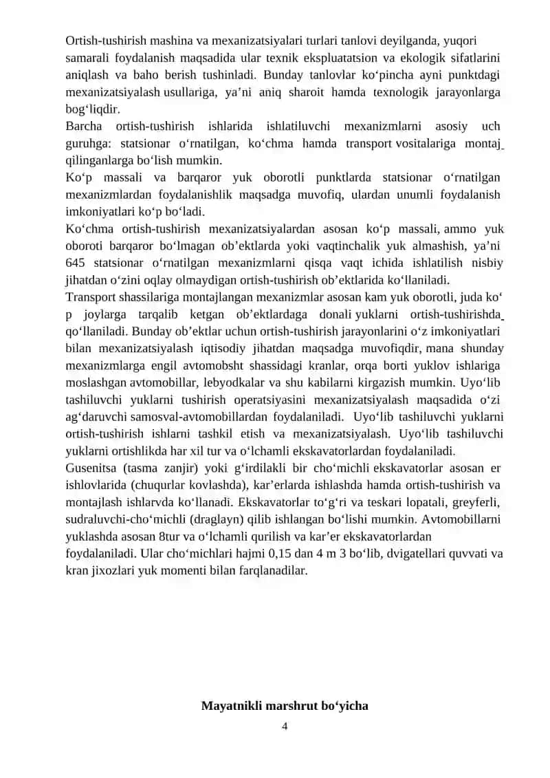 Logistika va transport texnologiyalari 4