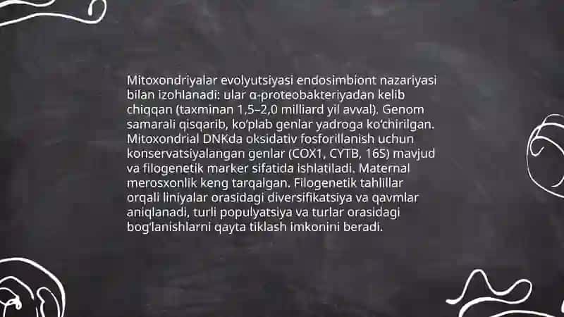 Mitoxondriyalar chiqishi 4