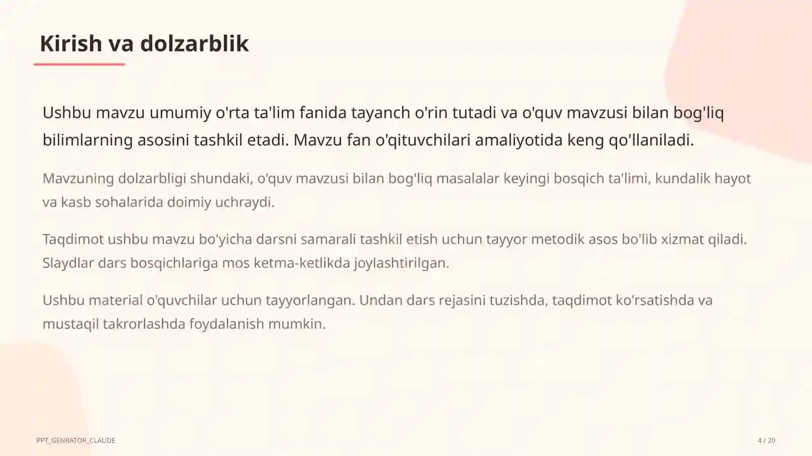 Inklyuziv ta'lim: alohida ehtiyojli o'quvchilar bilan ishlash usullari 4