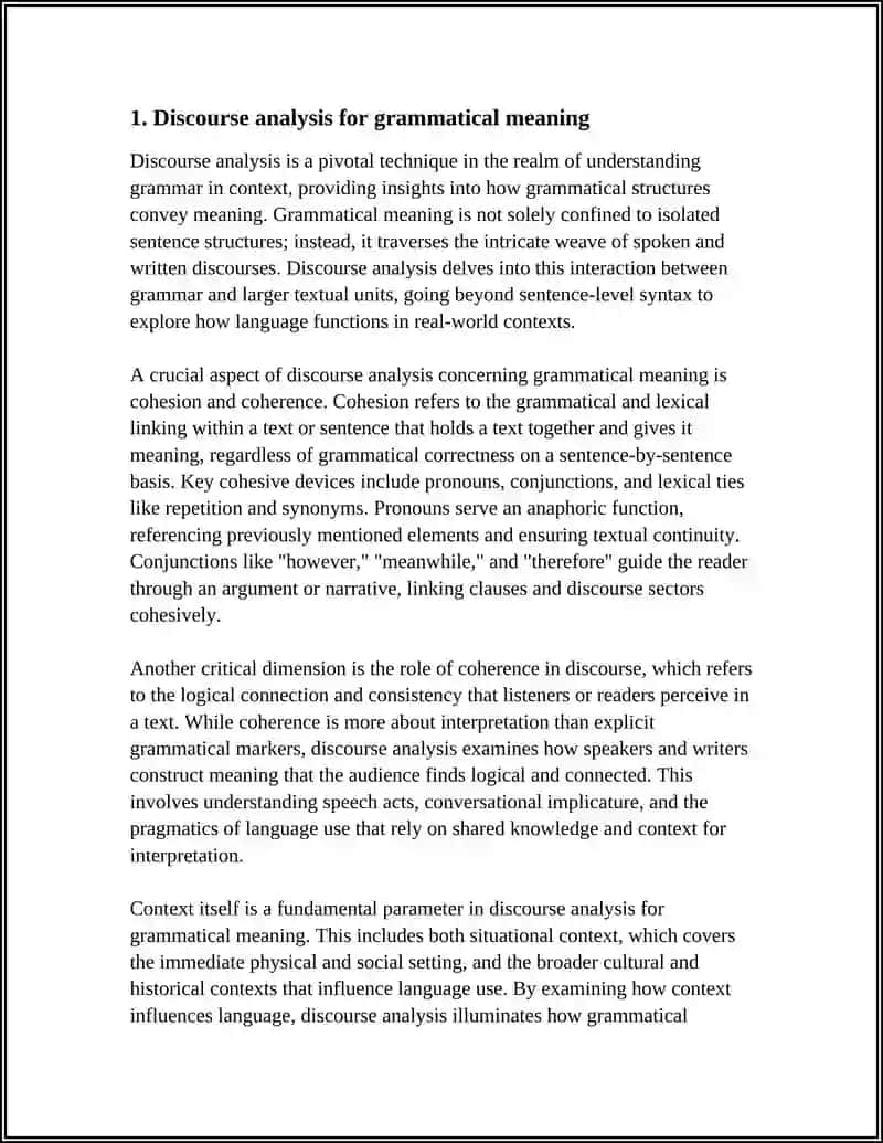 TECHNIQUES FOR UNDERSTANDING GRAMMAR IN CONTEXT 4