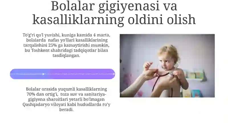 Bolalar kasallanishini gigiyenik baholash 4