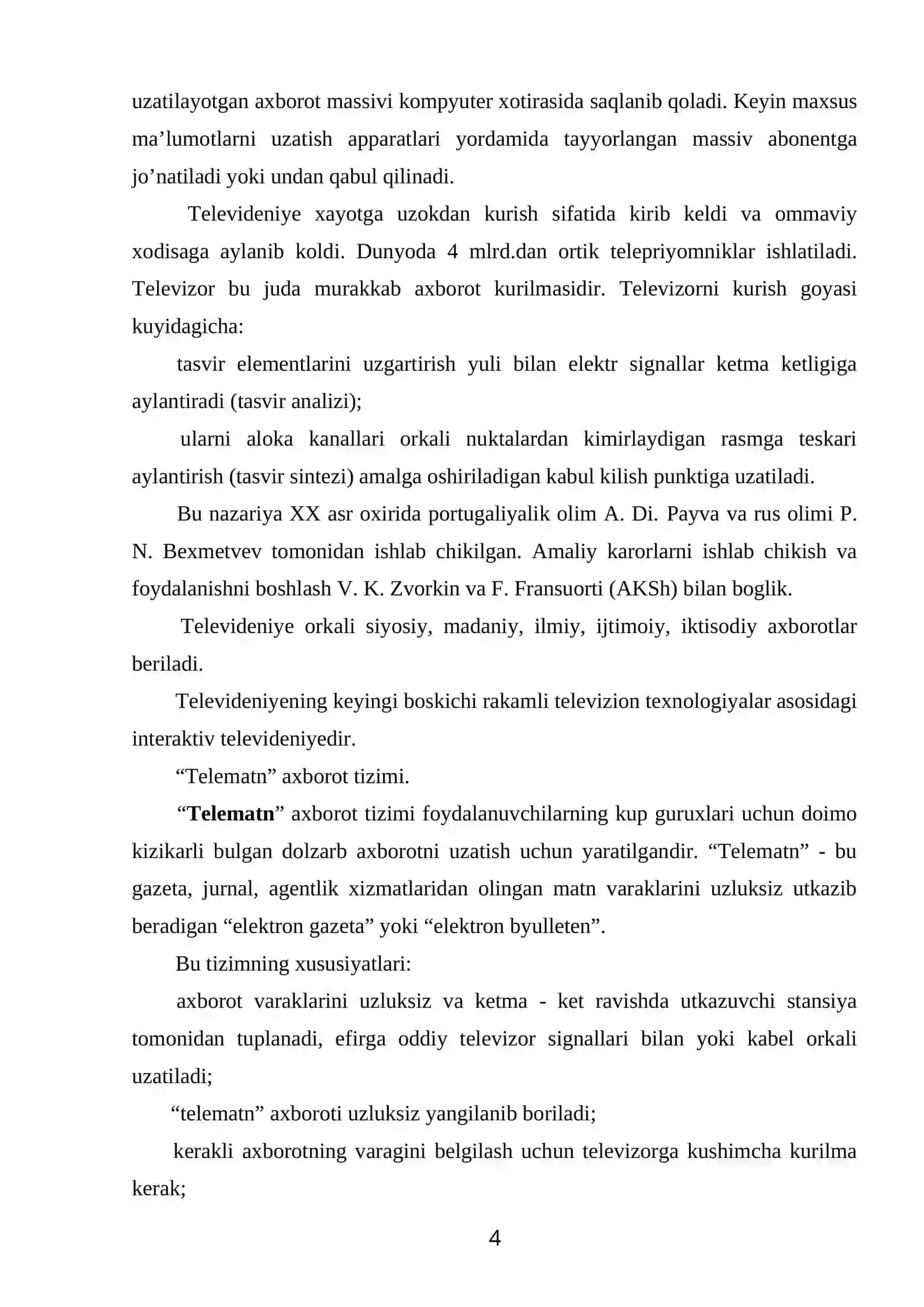 Zamonaviy axborot manbalari 4
