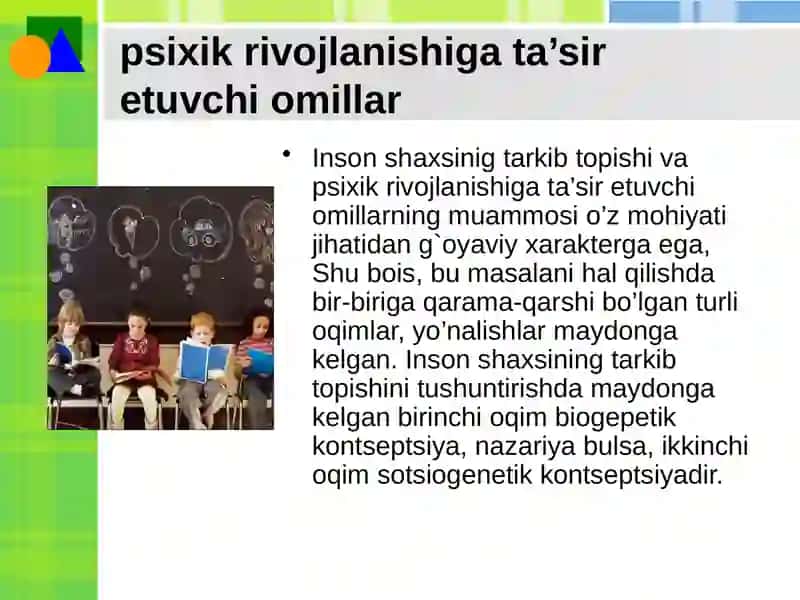 Psixikrivojlanish nazariyasi 4