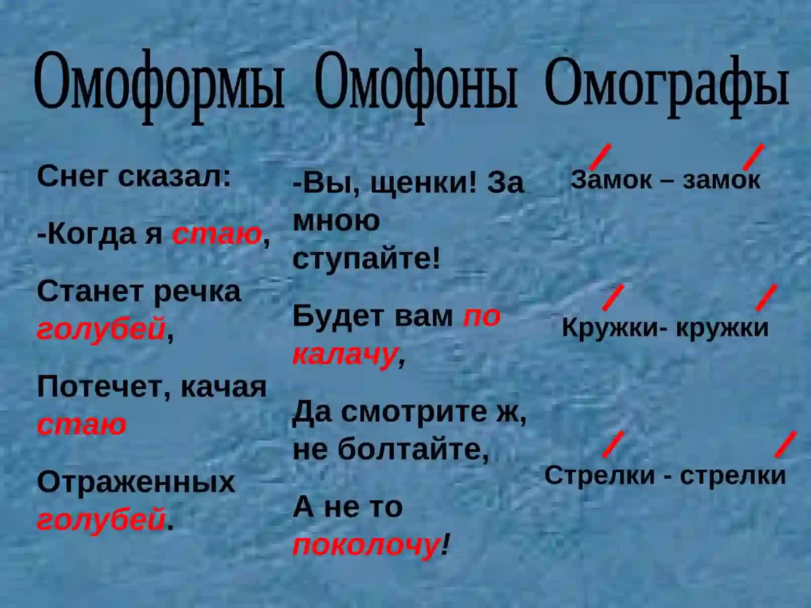 Омонимы 4