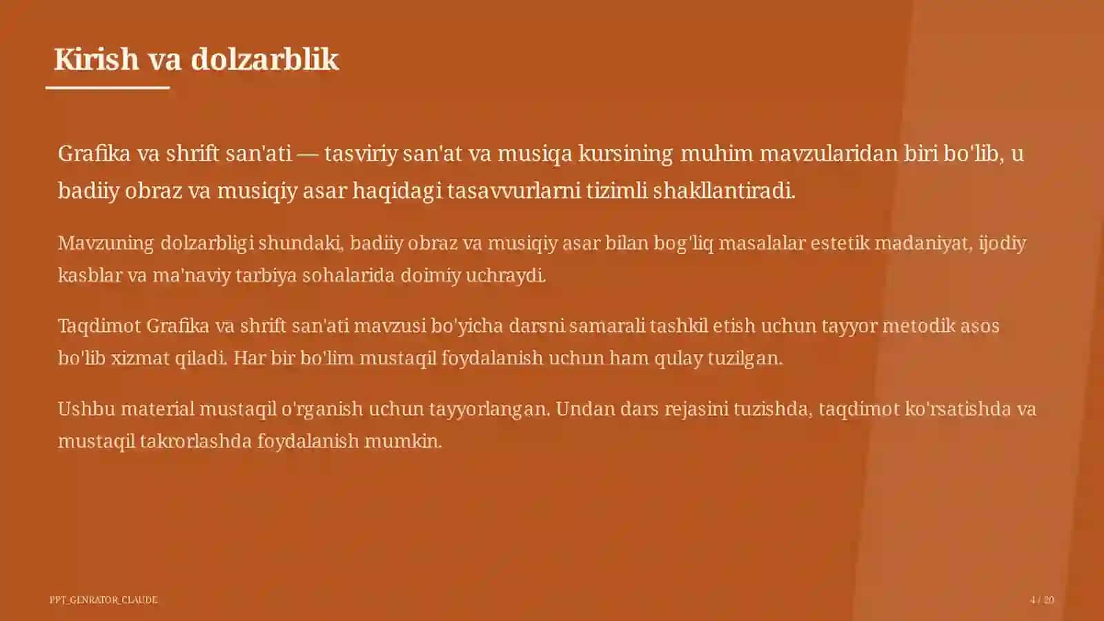 Grafika va shrift san'ati (6-sinf) 4